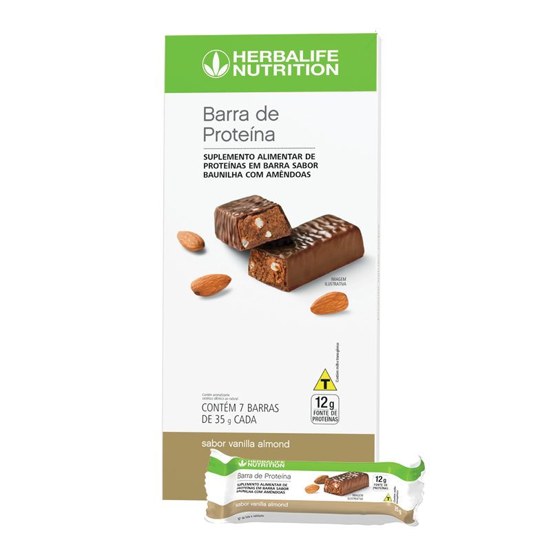 Barras de Proteína 7 Barras por Caixa - 245g - Herbalife - Imagem 3