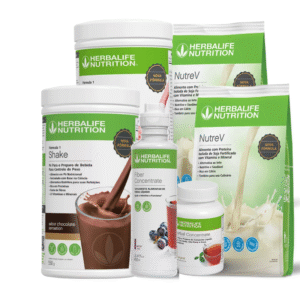 Kit Turbo Funcional - 2 Shakes - 2 Nutrev - Chá Herbal - Fibra